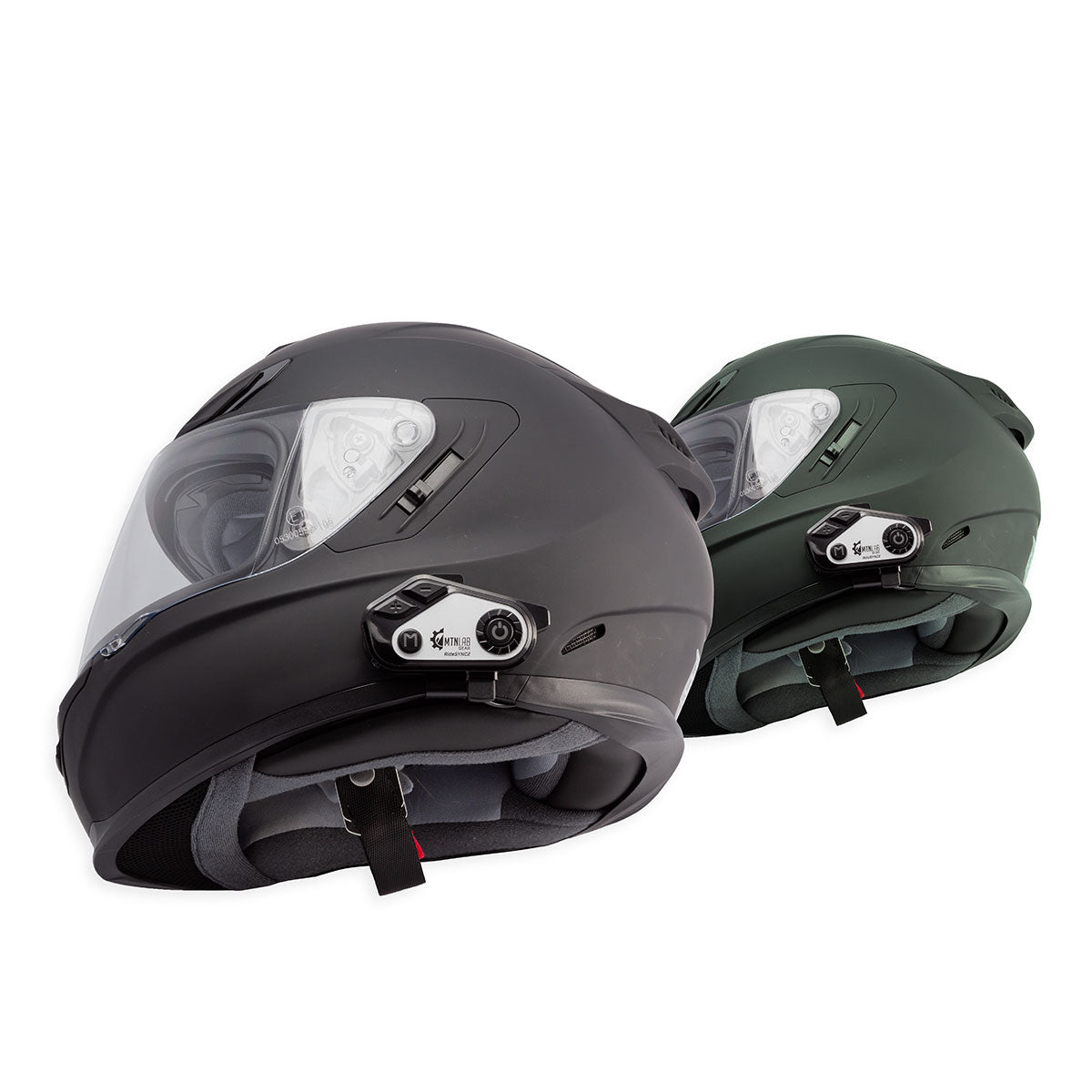 bluetooth motorcycle helmets canada Mountain Lab RideSYNC2 Two Rider Helmet Communications System – Mountain Lab Canada