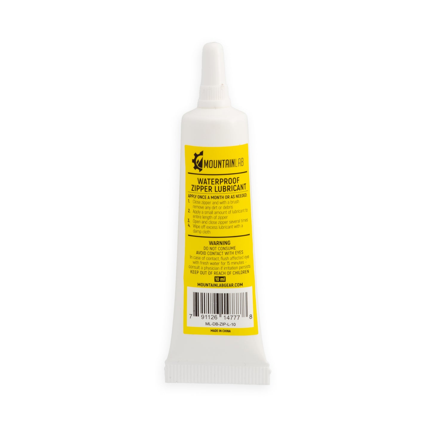 Lubrifiant imperméable pour fermetures éclair - 10 ml