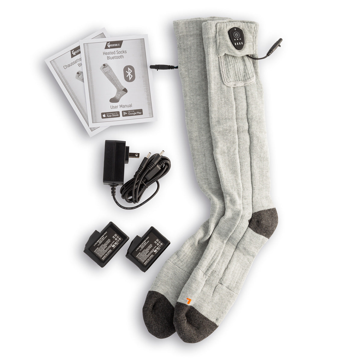 Chaussettes chauffantes Bluetooth
