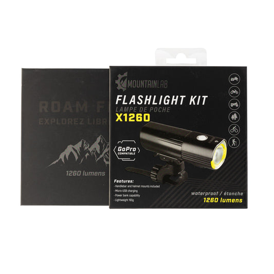 Kit lampe de poche x1260 lumens