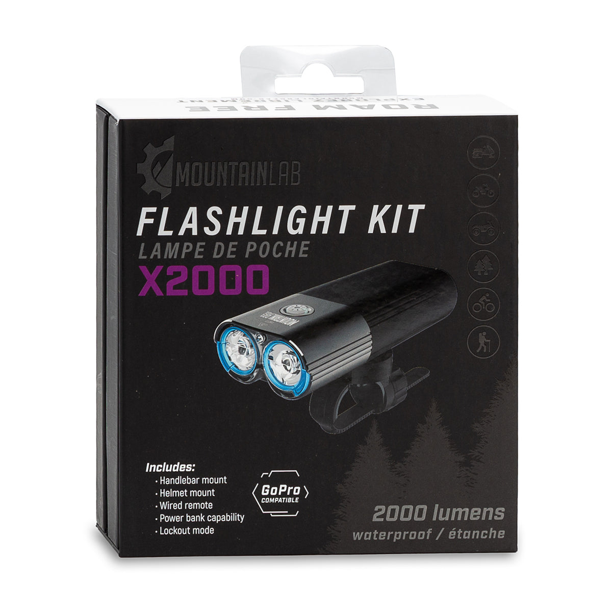 X2000 Flashlight Kit - Power & Versatility | 2000 Lumens & IPX6