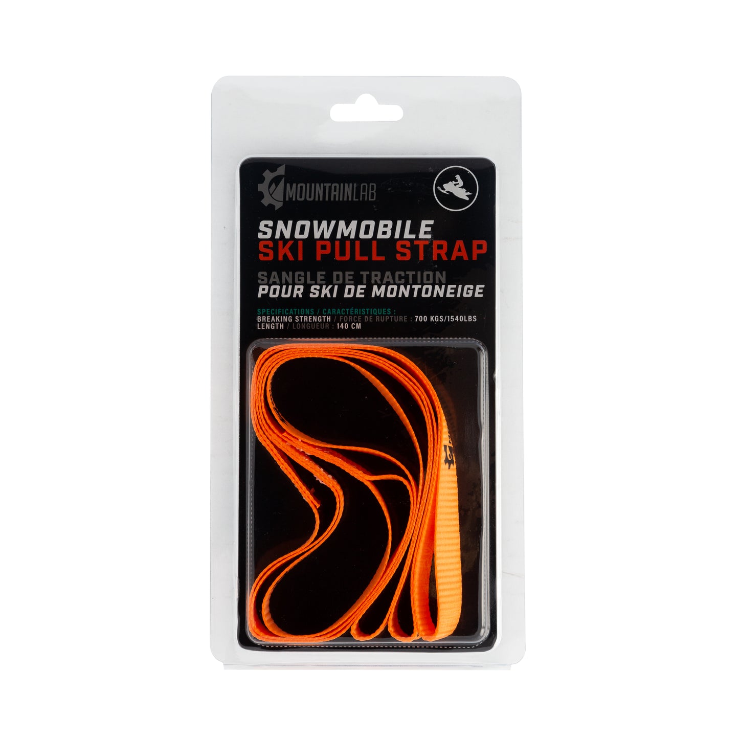 Sangle de traction pour skis de motoneige