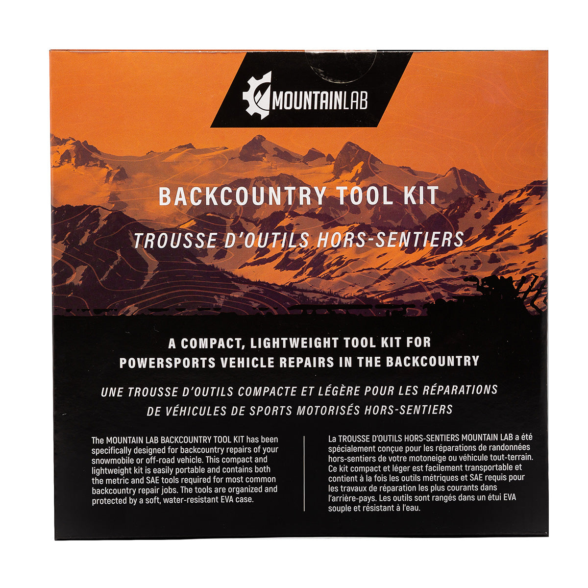 Trousse à outils pour motoneige hors-piste